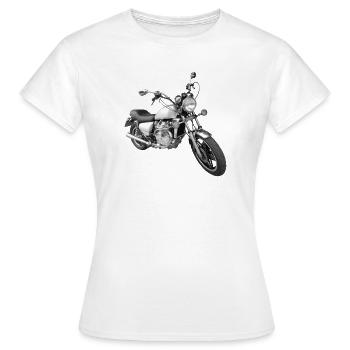 Kult gylle pumpe CX - Dame-T-shirt - hvid - Foran - AI Model Female 172 dark (172cm)