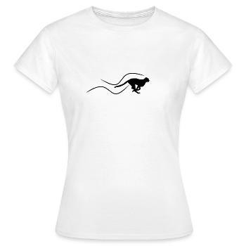 Cheetah steppe africa fast gift - Women's T-Shirt - white - Front - AI Model Female 172 dark (172cm)