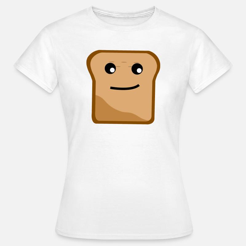 Toast :) - Women's T-Shirt - white