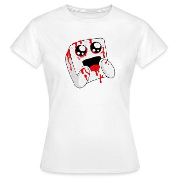 Guimauve sanglante - T-shirt Femme - blanc - Devant - AI Model Female 172 dark (172cm)
