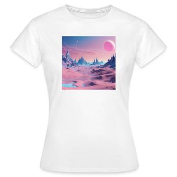 Himmlischer Traum - Frauen T-Shirt - Weiß - Vorne - AI Model Female 172 dark (172cm)