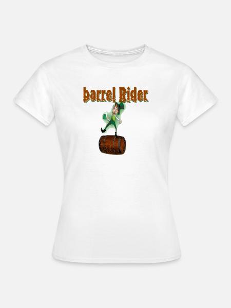 Fass-Fahrer - Frauen T-Shirt - Weiß