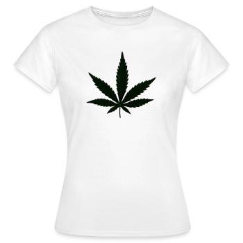 Weed - Women's T-Shirt - white - Front - AI Model Female 172 dark (172cm)