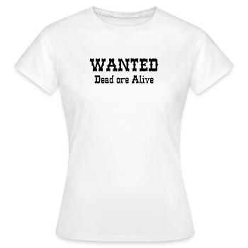 Recherché - T-shirt Femme - blanc - Devant - AI Model Female 172 dark (172cm)