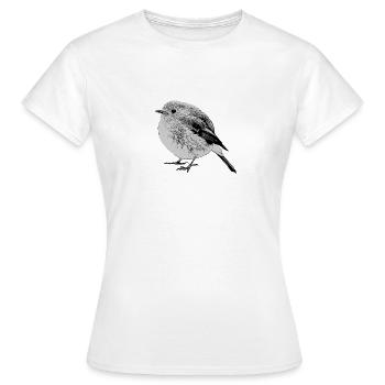 Robin sw - T-shirt Femme - blanc - Devant - AI Model Female 172 dark (172cm)