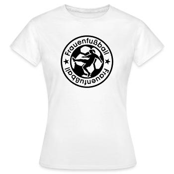 Des femmes soccer féminin soccer Images clipart de - T-shirt Femme - blanc - Devant - AI Model Female 172 dark (172cm)