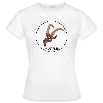 Envie de gymnastique Logoprint - T-shirt Femme - blanc - Devant - AI Model Female 172 dark (172cm)