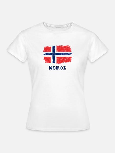 Norwegen - Frauen T-Shirt - Weiß