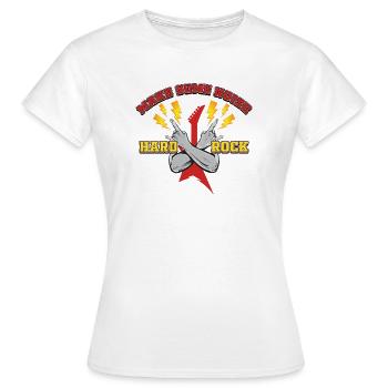 Hard rock - T-shirt Femme - blanc - Devant - AI Model Female 172 dark (172cm)