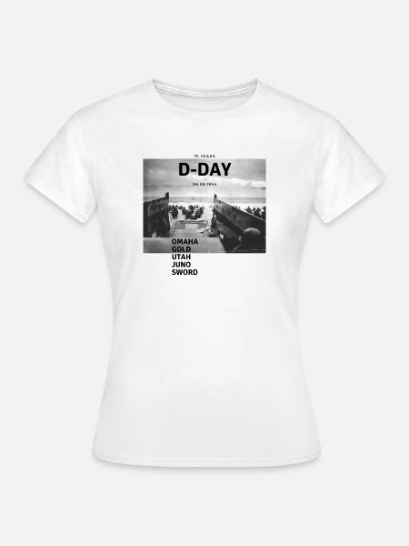 75 Jahre D-Day - Frauen T-Shirt - Weiß