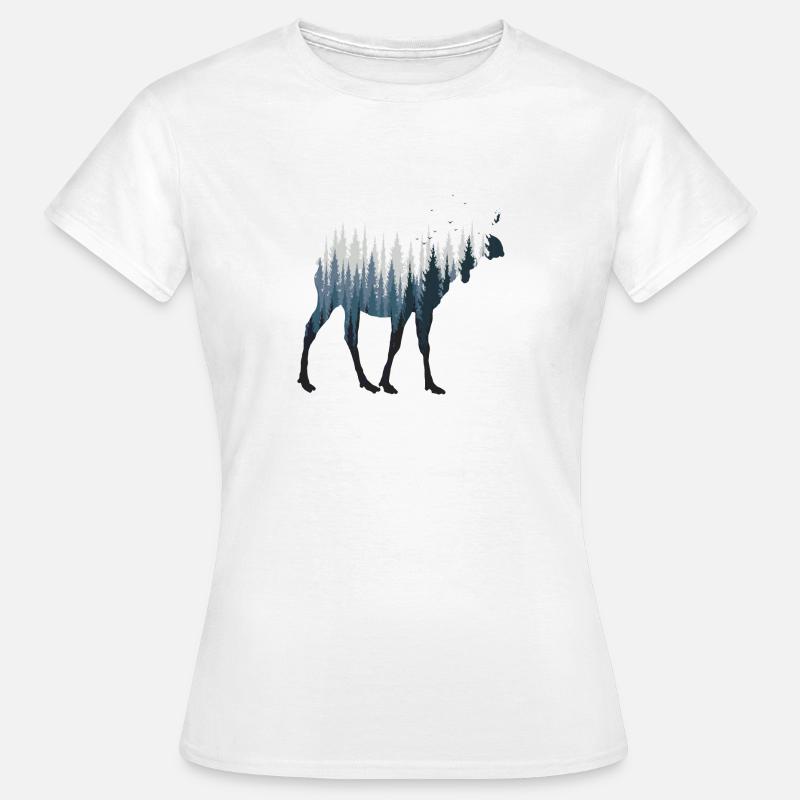 Moose - Women's T-Shirt - white