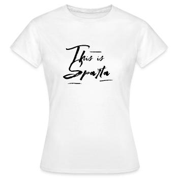C'est Sparta - T-shirt Femme - blanc - Devant - AI Model Female 172 dark (172cm)