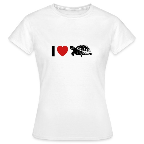 I ❤️ Schildkröte - Frauen T-Shirt