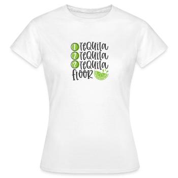 1 Tequila 2 Tequila 3 Tequila - Frauen T-Shirt - Weiß - Vorne - AI Model Female 172 dark (172cm)