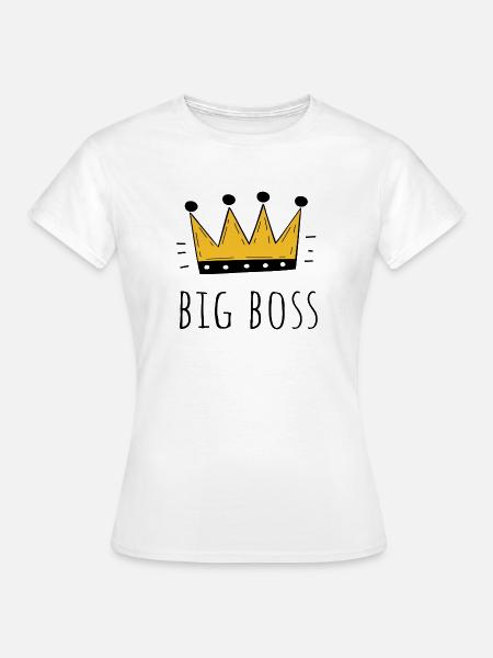 Big Boss - Frauen T-Shirt - Weiß
