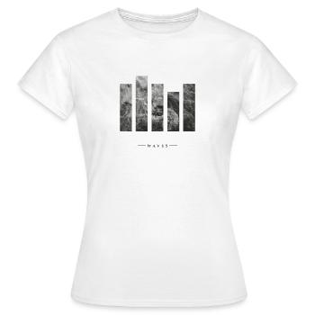 flots - T-shirt Femme - blanc - Devant - AI Model Female 172 dark (172cm)