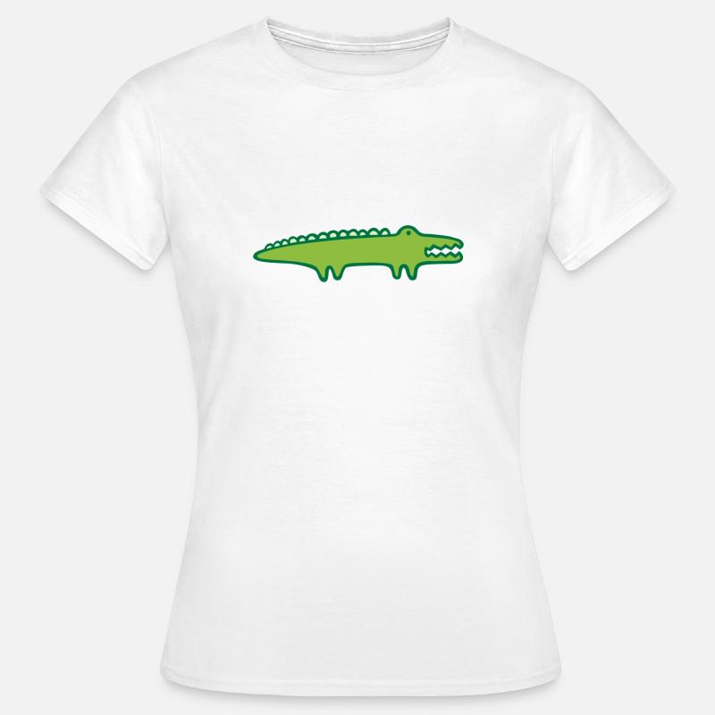 Children's Comic - Crocodile - Women's T-Shirt - white