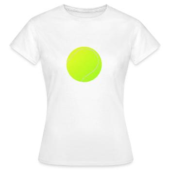 Tennisball - Frauen T-Shirt - Weiß - Vorne - AI Model Female 172 dark (172cm)