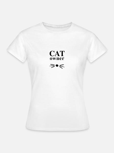 Katzenbesitzer - Frauen T-Shirt - Weiß