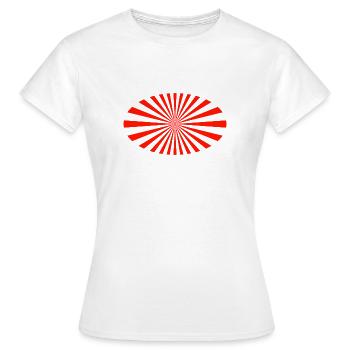 Japan - Frauen T-Shirt - Weiß - Vorne - AI Model Female 172 dark (172cm)