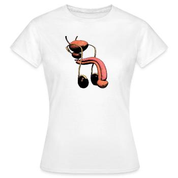 Biological gender - Women's T-Shirt - white - Front - AI Model Female 172 dark (172cm)