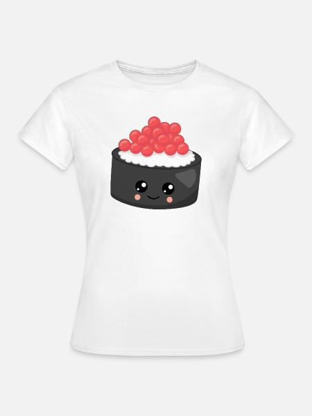 Sushi - Vrouwen T-shirt - wit