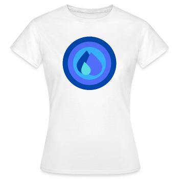Water - Women's T-Shirt - white - Front - AI Model Female 172 dark (172cm)