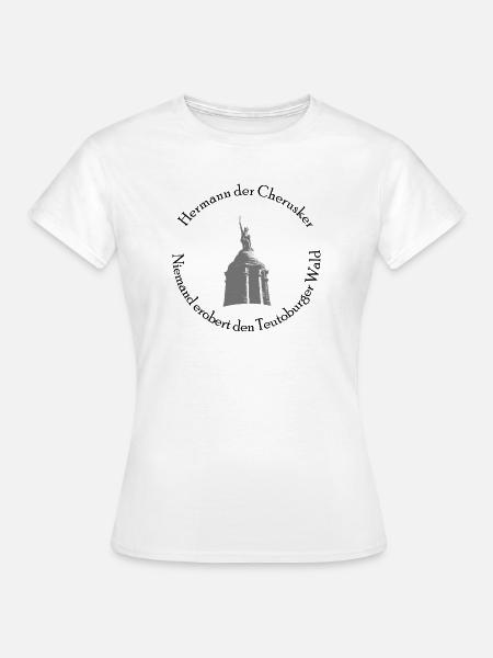 Hermannsdenkmal - Frauen T-Shirt - Weiß