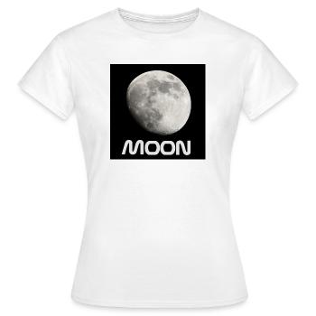 Lune Lune - T-shirt Femme - blanc - Devant - AI Model Female 172 dark (172cm)