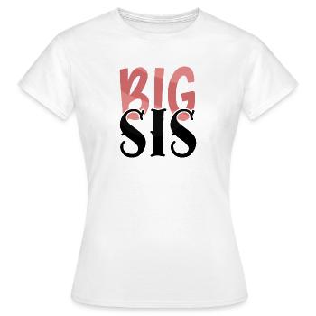 big sis- grande soeur - T-shirt Femme - blanc - Devant - AI Model Female 172 dark (172cm)