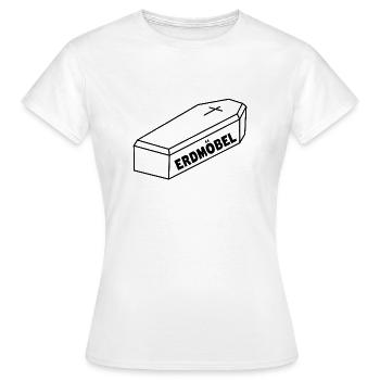 Erdmöbel - Frauen T-Shirt - Weiß - Vorne - AI Model Female 172 dark (172cm)