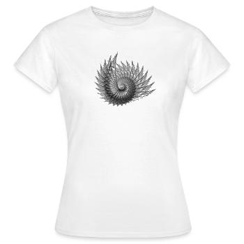 Nautilus noir - T-shirt Femme - blanc - Devant - AI Model Female 172 dark (172cm)