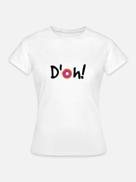 DOH! Homer - Frauen T-Shirt - Weiß
