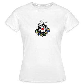 Clown matters - Women's T-Shirt - white - Front - AI Model Female 172 dark (172cm)