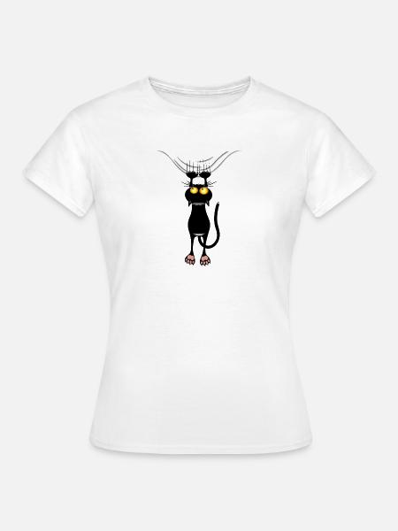 cat scratch - Frauen T-Shirt - Weiß