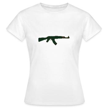 Kalashnikov AK 47 - Women's T-Shirt - white - Front - AI Model Female 172 dark (172cm)