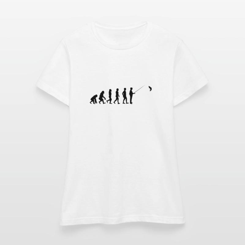 Pêche dans la conception de l'évolution T-shirt Femme