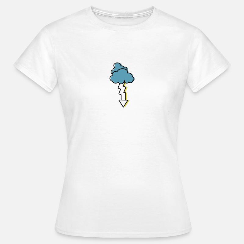 Gewitter - Frauen T-Shirt - Weiß