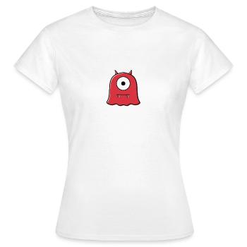 diable - T-shirt Femme - blanc - Devant - AI Model Female 172 dark (172cm)
