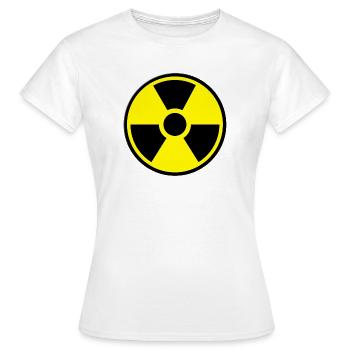 nucléaire - T-shirt Femme - blanc - Devant - AI Model Female 172 dark (172cm)