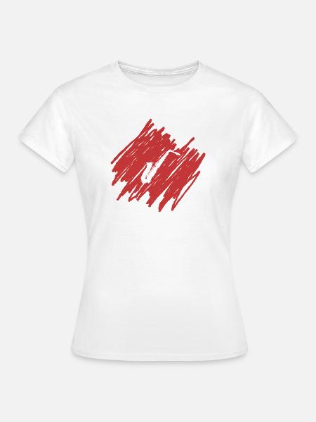 Saxofon - Frauen T-Shirt - Weiß