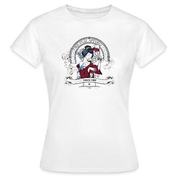 Belle et puissante geisha - T-shirt Femme - blanc - Devant - AI Model Female 172 dark (172cm)