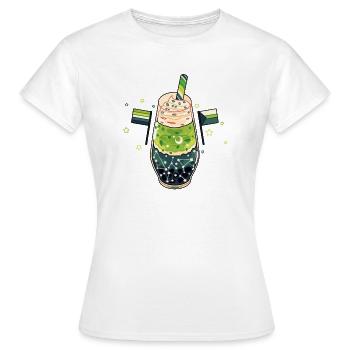 Lime Drink - Women's T-Shirt - white - Front - AI Model Female 172 dark (172cm)