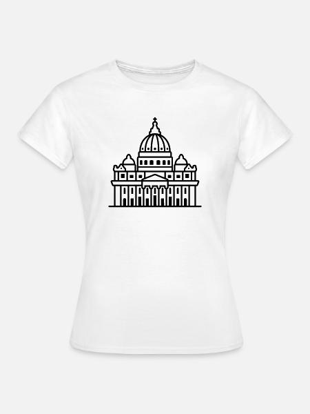 Home of Pontifex - Frauen T-Shirt - Weiß