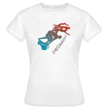 Nager - T-shirt Femme - blanc - Devant - AI Model Female 172 dark (172cm)