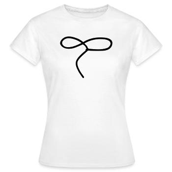 Lasso - T-shirt Femme - blanc - Devant - AI Model Female 172 dark (172cm)