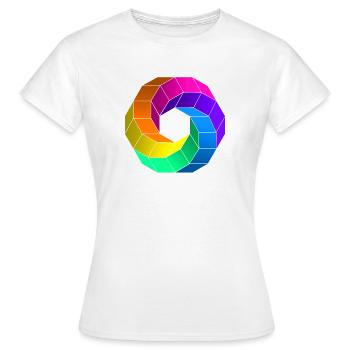 Bague torsadée 004 - T-shirt Femme - blanc - Devant - AI Model Female 172 dark (172cm)
