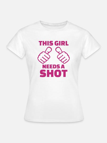 Schnaps - Frauen T-Shirt - Weiß