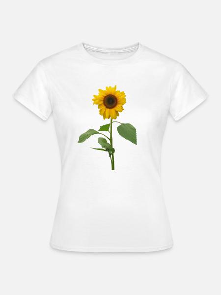 Sonnenblume - Frauen T-Shirt - Weiß