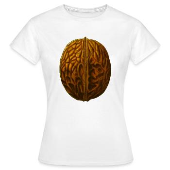 walnuts walnuss veggie gemuese fruits10 - Frauen T-Shirt - Weiß - Vorne - AI Model Female 172 dark (172cm)